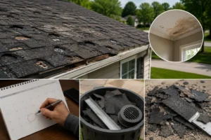 Heavy Hail Roof Insurance Claim 1